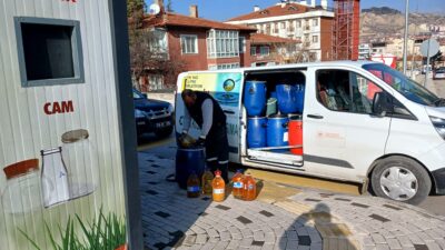 Çankırı Belediyesi, son bir yılda 436 ton atık malzemeyi geri
