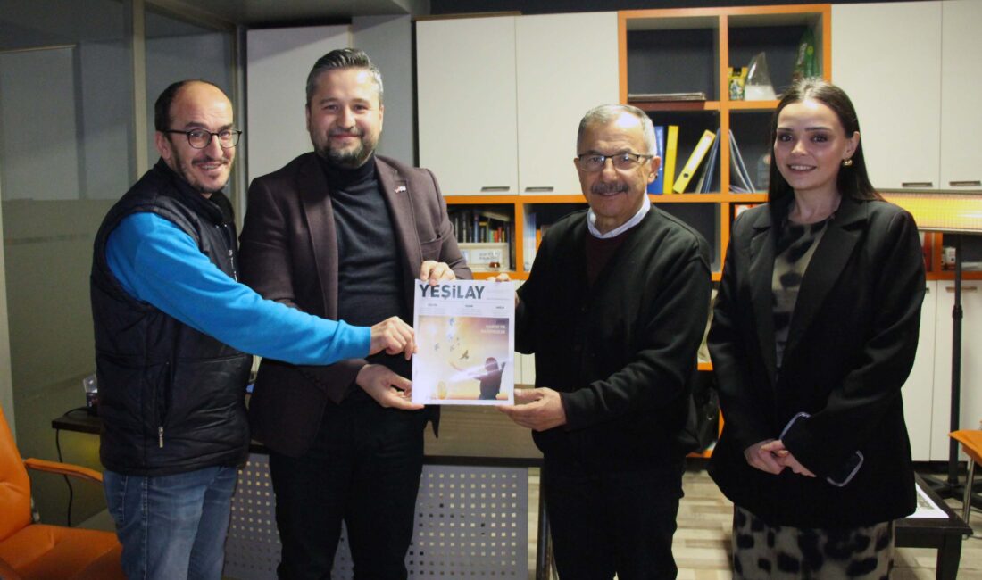 Yeşilay Çankırı Şube Başkanı İsmail Özcan, gazetemizi ziyaret ederek hayırlı