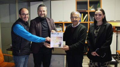 Yeşilay Çankırı Şube Başkanı İsmail Özcan, gazetemizi ziyaret ederek hayırlı