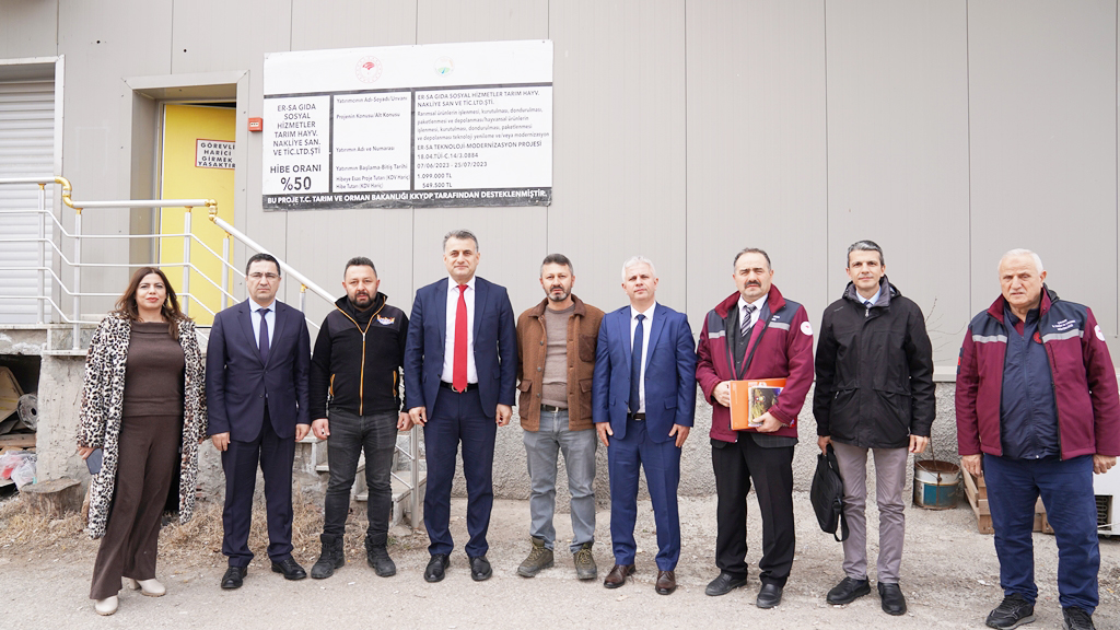 Kırsal Kalkınma Yatırımlarının Desteklenmesi Programı kapsamında destek alan işletmeler ziyaret