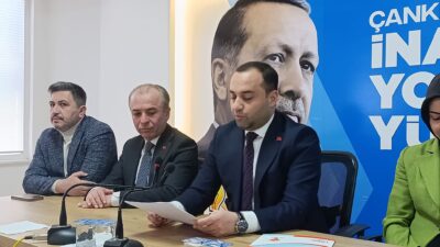 AK Parti Çankırı İl Başkanı Koray Erdoğan, 23 Şubat Pazar