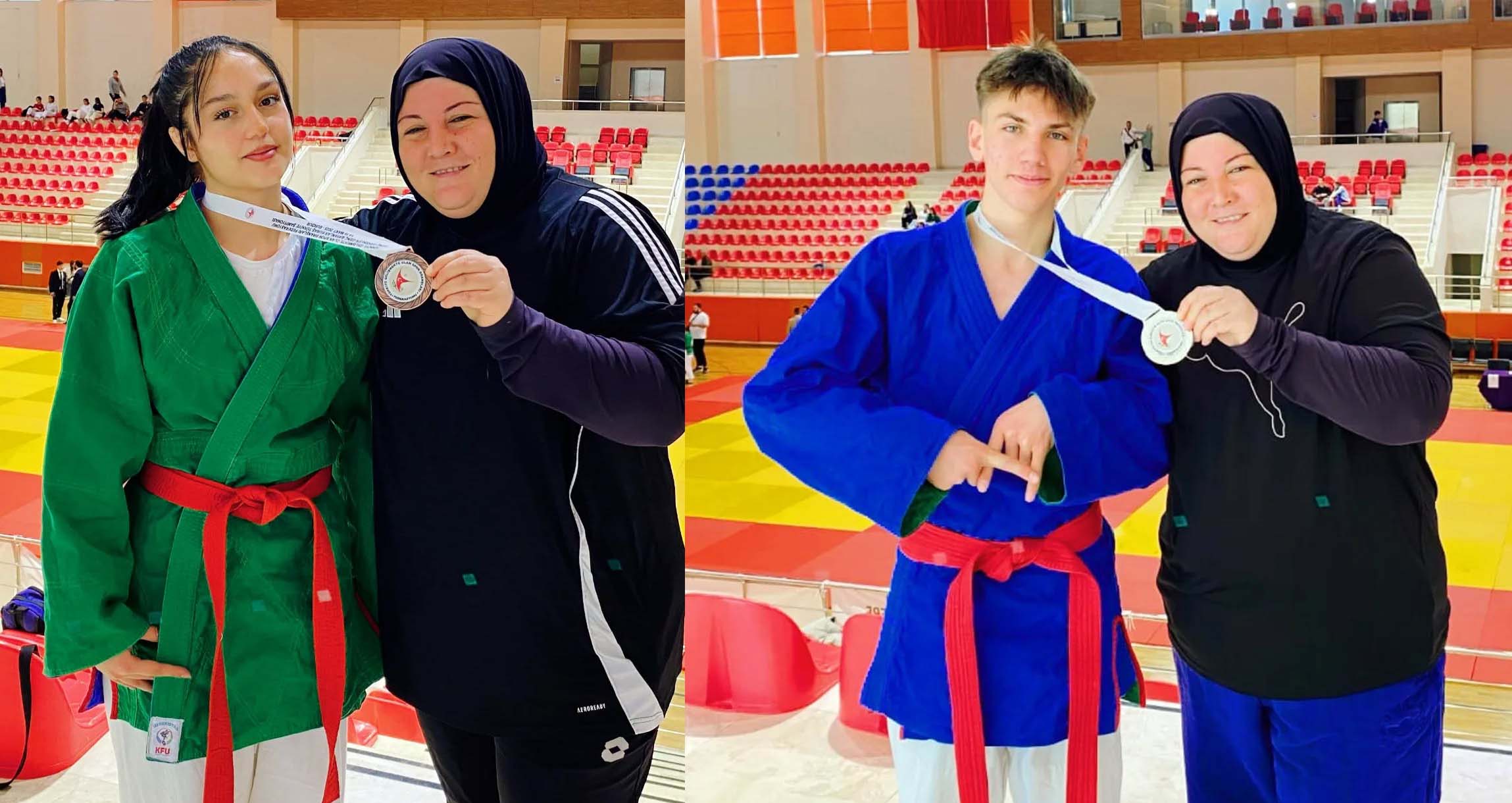 Çankırılı kardeş sporcularımız, Türkiye Kuraş Şampiyonasından madalya ile döndü. Burdur’da