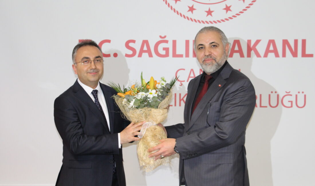 Dr. Hüseyin Sarıkaya’nın yerine Çankırı  Sağlık Müdürü olarak atanan Yunus