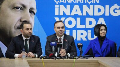 Çankırı’yı ziyaret eden Sanayi ve Teknoloji Bakanı Mehmet Fatih Kacır,