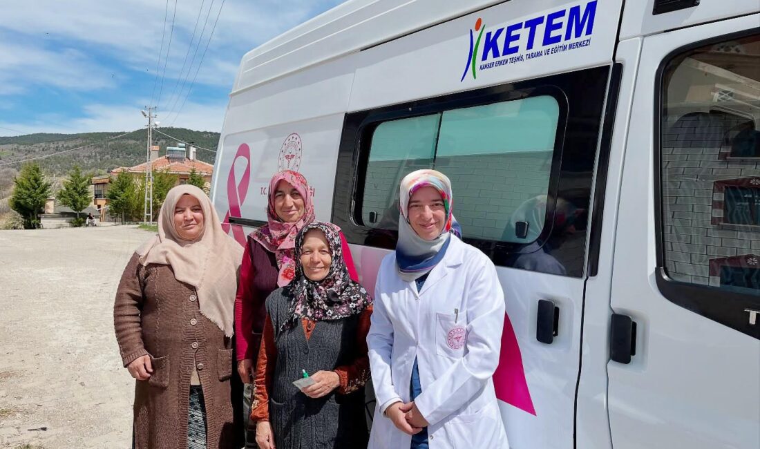 Mobil kanser tarama aracı köy köy geziyor Yapraklı Toplum Sağlığı Merkezi tarafından belirli tarihlerde, profesyonel personellerle ve