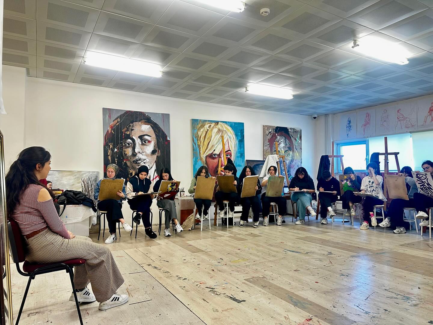 İlimiz Selahattin İnal Güzel Sanatlar Lisesi resim bölümü 11 ve