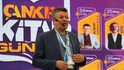 Eğitimci-yazar ve motivasyon konuşmacısı Alişan Kapaklıkaya, “Çankırı Kitap Günleri” etkinlikleri