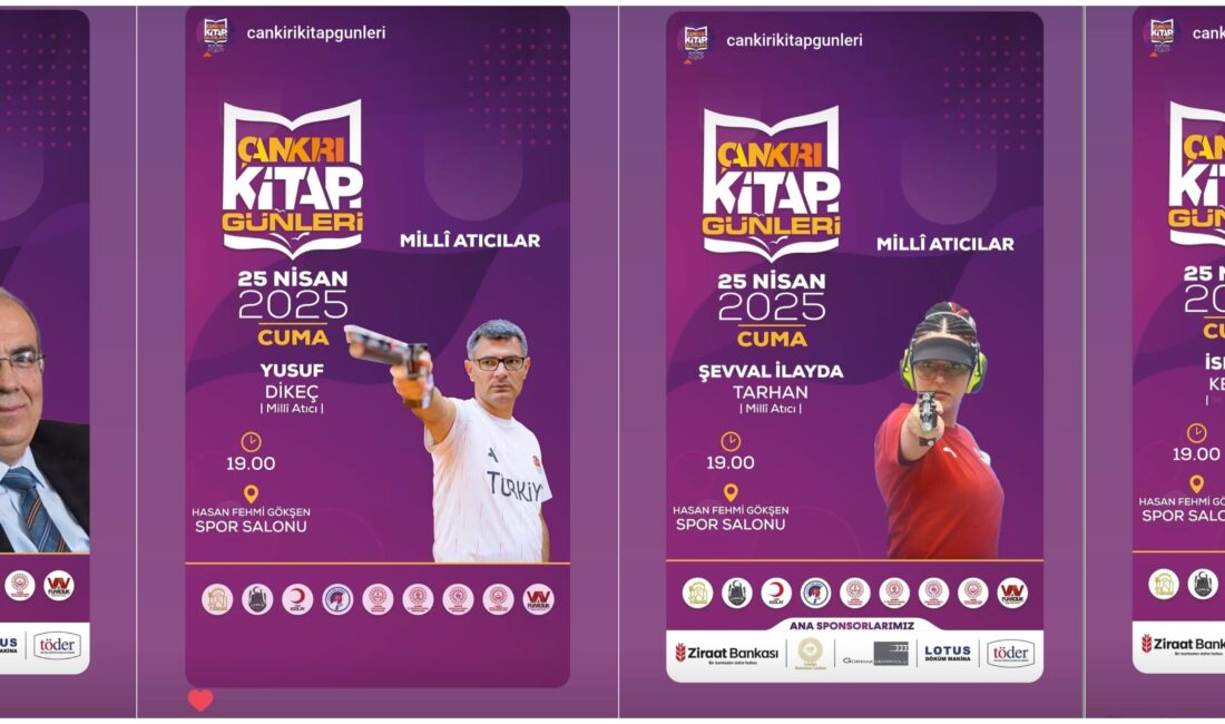 Dikeç, ikonik pozunu verecek mi? 22-27 Nisan Çankırı Kitap Günleri’ne milli atıcılar söyleşileri ile renk