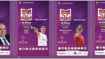 22-27 Nisan  Çankırı Kitap Günleri’ne milli atıcılar söyleşileri ile renk