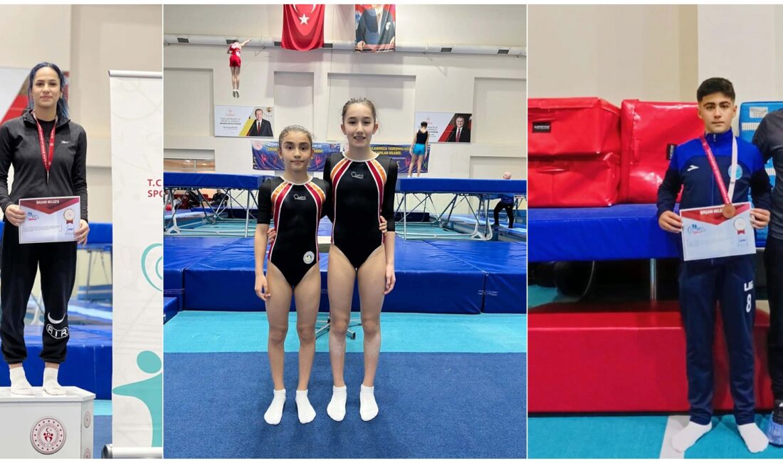 Sporcularımız, Trampolin Cimnastik müsabakalarında derece aldı Türkiye Cimnastik Federasyonu tarafından organize edilen 2025 Trampolin Cimnastik Okullar