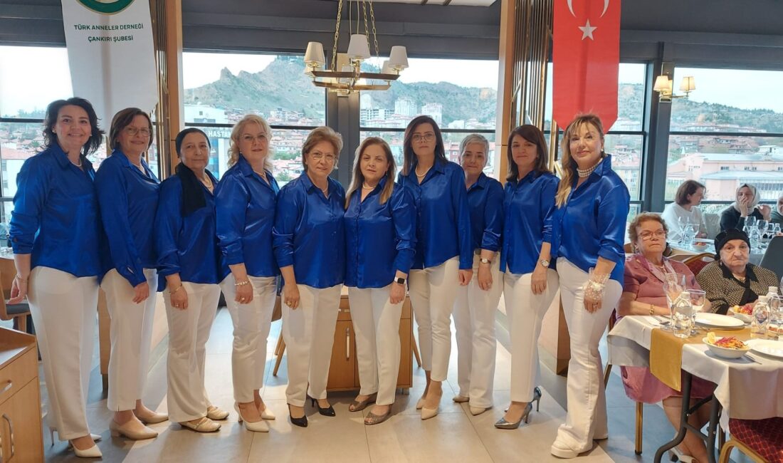 Anneler Derneği’nden anlamlı buluşma Türk Anneler Derneği Çankırı Şubesi geleneksel “Anneler Günü “ kutlamasını