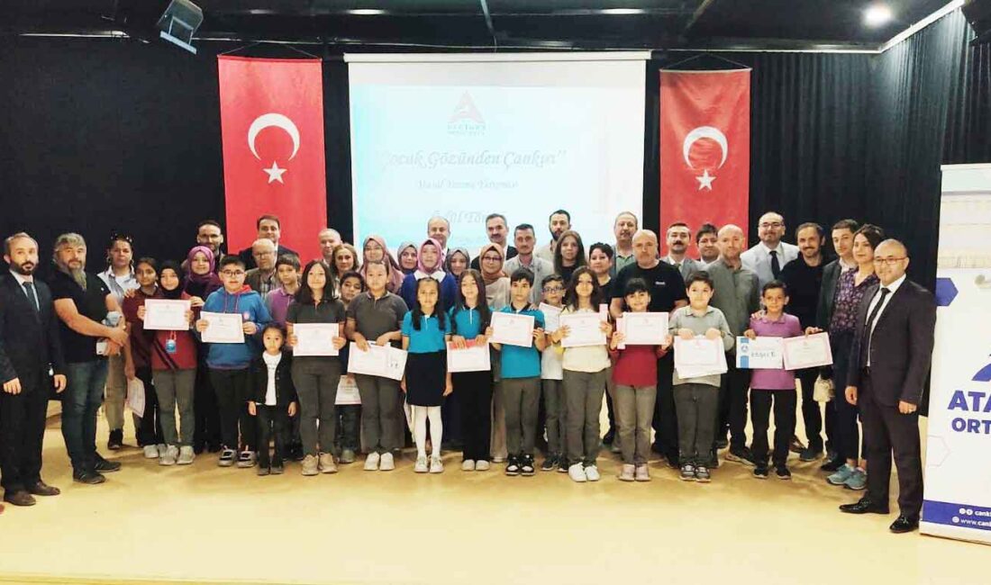 Çocuklar “Çankırı’yı” kaleme aldı, ödülü kaptı Çankırı İl Milli Eğitim Müdürlüğü, Atatürk Ortaokulu tarafından düzenlenen “Çocuk