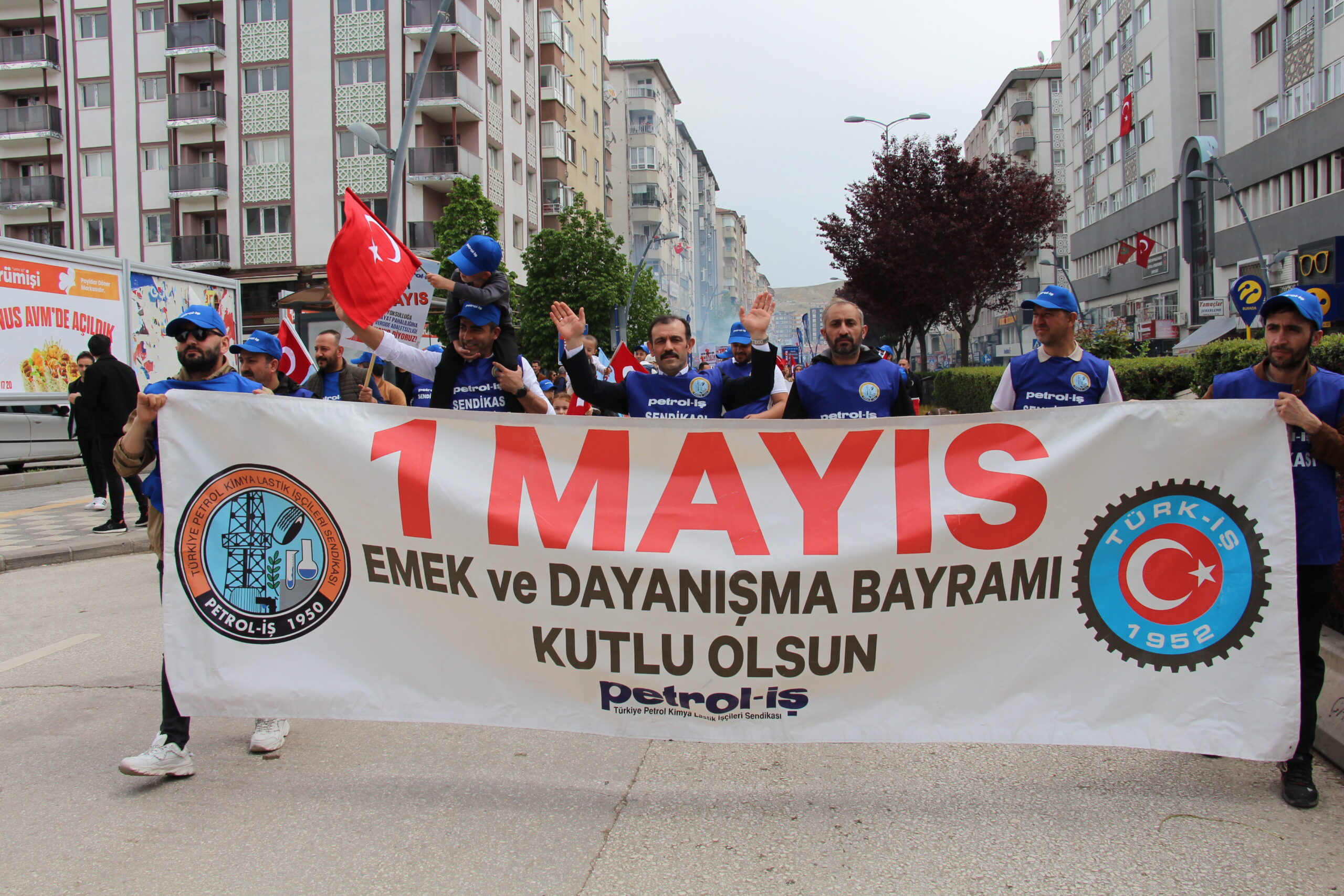 Petrol-İş Sendikası Çankırı Şube Başkanlığı tarafından 1 Mayıs Emek ve