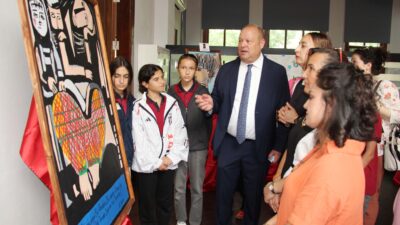 Çankırı Atatürk Ortaokulu Görsel Sanatlar Öğretmeni Şirin Zerey Koç ve