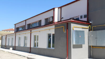 Çankırı’nın Kurşunlu ilçesinde yetersiz kalan spor salonuna yapılan ek bina