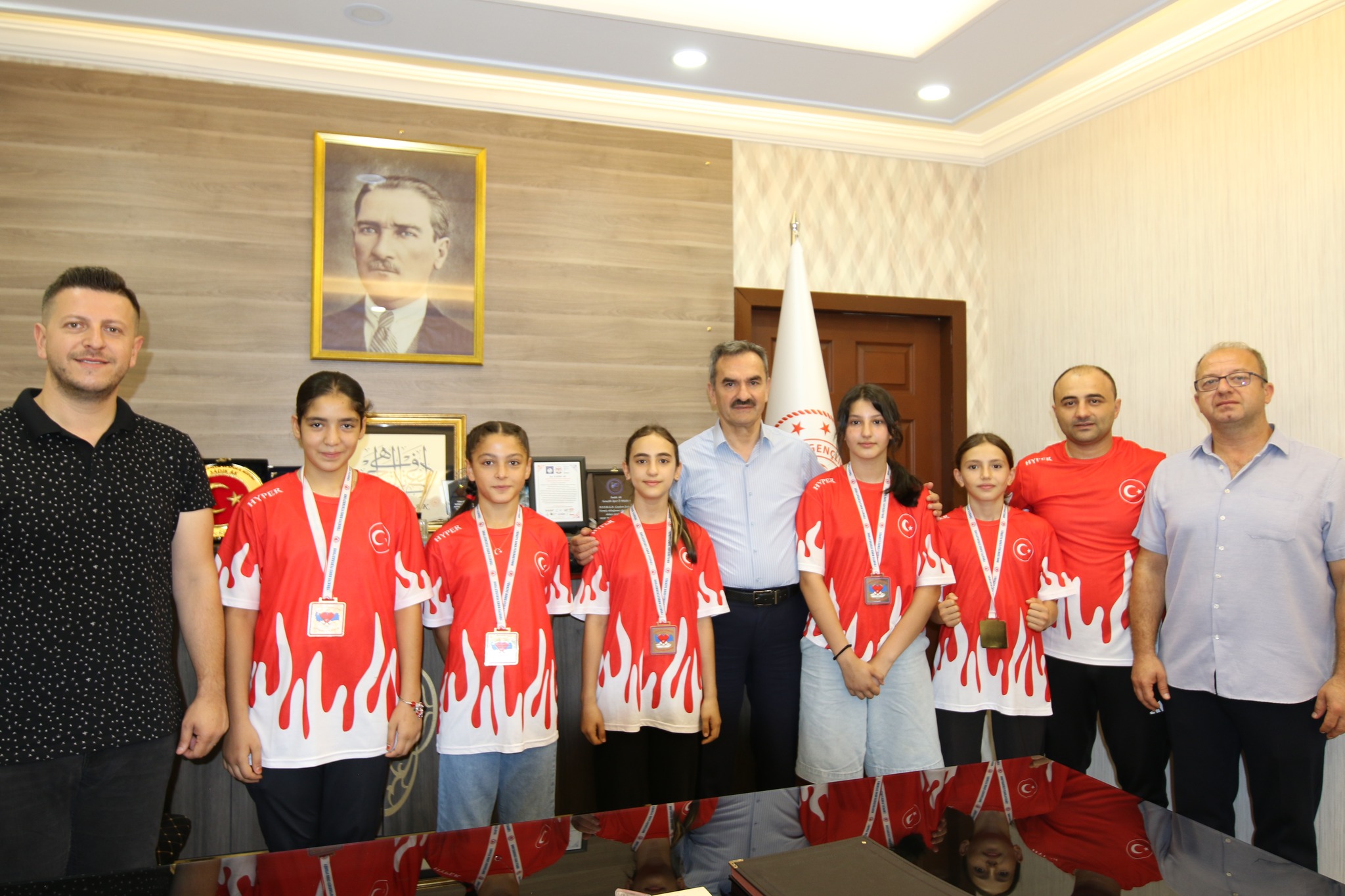 Çankırı Gençlik ve Spor İl Müdürü Sadık Ak, şampiyonalarda üstün