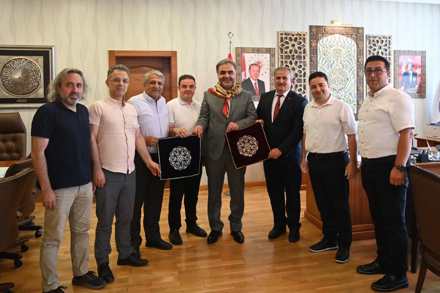 Çankırı Oğuz Boyları Yaren Derneği Başkanı Recep Deneci Başağa ve