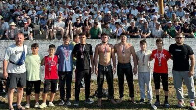 19 Temmuz Tarihinde Zonguldak Kozlu Dağ köyü yağlı pehlivan güreşlerinde