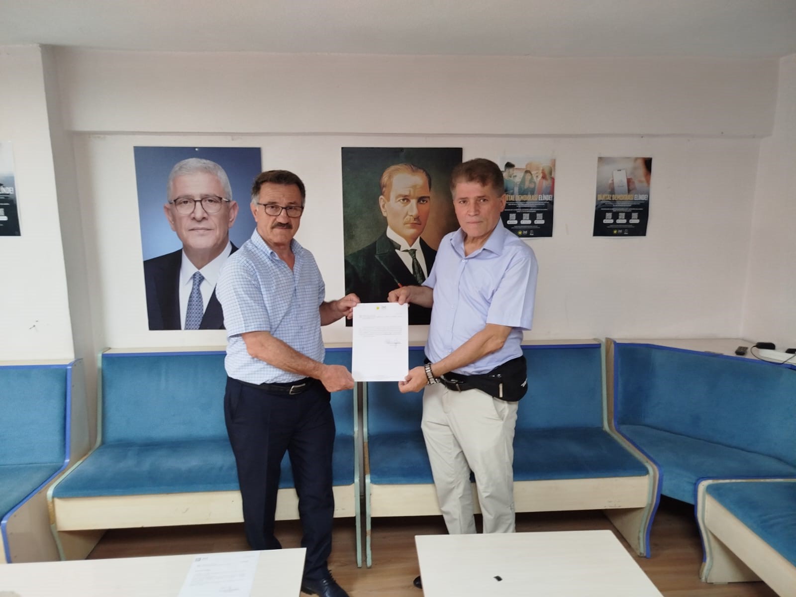 İYİ Parti Çankırı İl Başkanlığında devir teslim yapıldı. 2 dönemdir