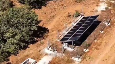 Çankırı’nın Eldivan ilçesi Alva köyüne yapılan güneş enerjili içme suyu