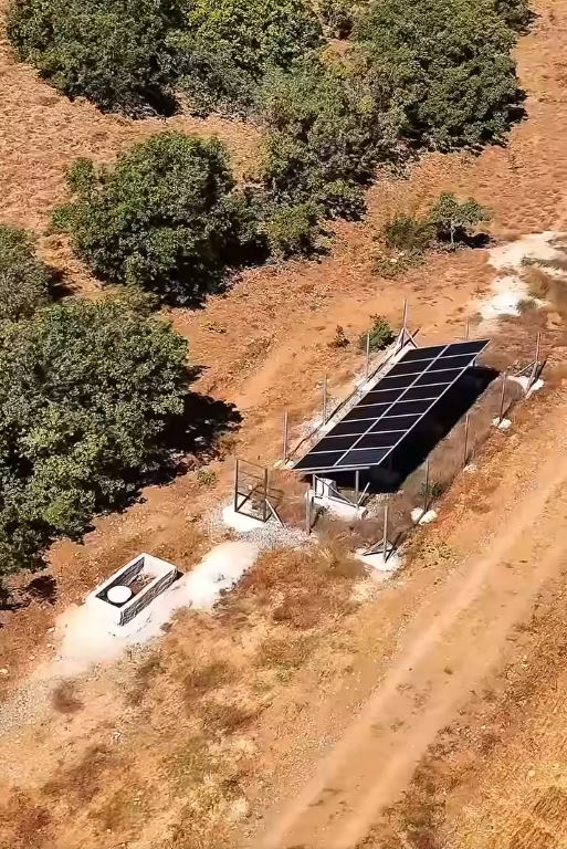 Çankırı’nın Eldivan ilçesi Alva köyüne yapılan güneş enerjili içme suyu