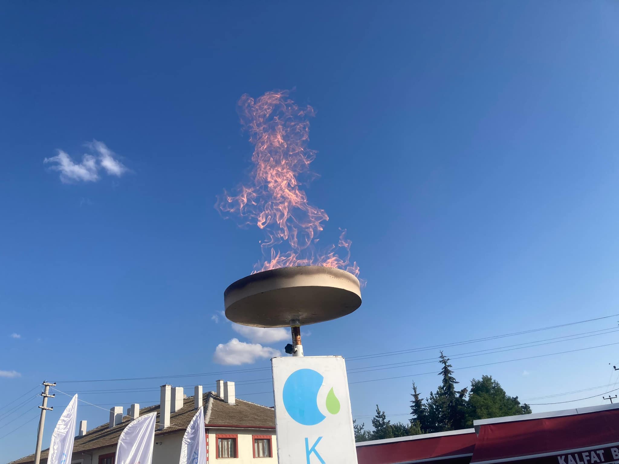 Çankırı’nın Orta ilçesine bağlı Kalfat beldesinde altyapı çalışmalarının tamamlanmasının ardından
