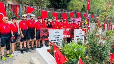 Çankırı 18 Vites Bisiklet ve Doğa Sporları Kulübü üyeleri, “Şehitler Yolunda