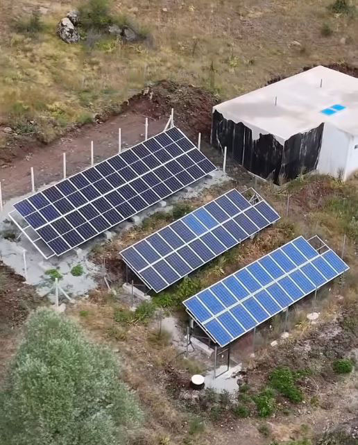 &nbsp; Çankırı’nın Yapraklı ilçesi Ayseki köyünde yapılan güneş enerjili içme
