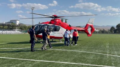 Çankırı’nın Çerkeş ilçesinde ayağını balya makinesine kaptırması sonucu yaralanan kişi,