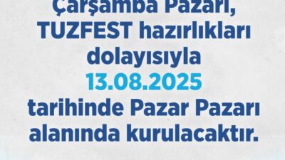 15-6-17 Ağustos’ta düzenlenecek 4. Uluslararası Çankırı Tuz Festivali dolayısı ile