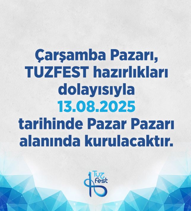 15-6-17 Ağustos’ta düzenlenecek 4. Uluslararası Çankırı Tuz Festivali dolayısı ile