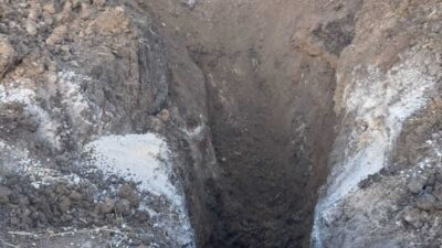 Çankırı’nın Çerkeş ilçesinde su kuyusu açarken kayan toprağın altında kalan