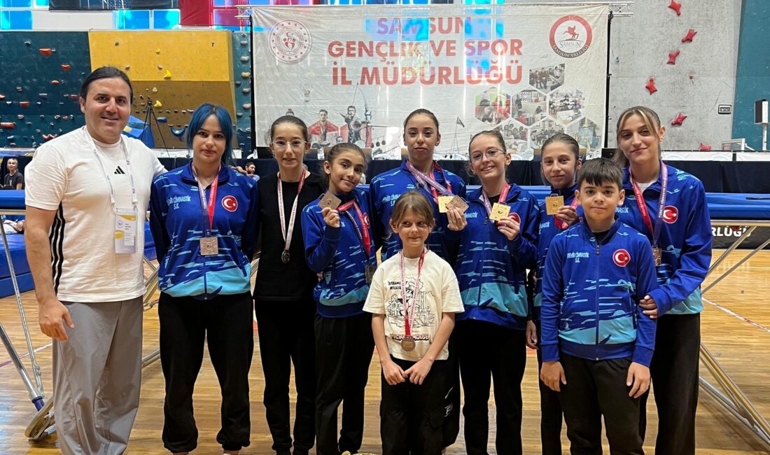 12-14 Eylül tarihlerinde Samsun’da düzenlenen Kulüpler Arası Trampolin Cimnastik Türkiye