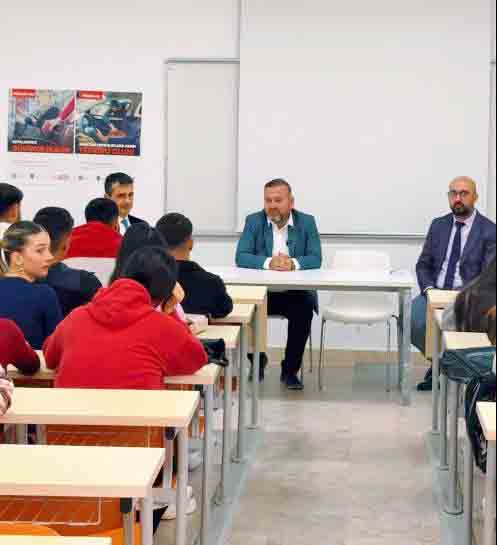 Şabanözü Belediye Başkanı Faik Özcan, Çankırı Karatekin Üniversitesi Şabanözü Meslek
