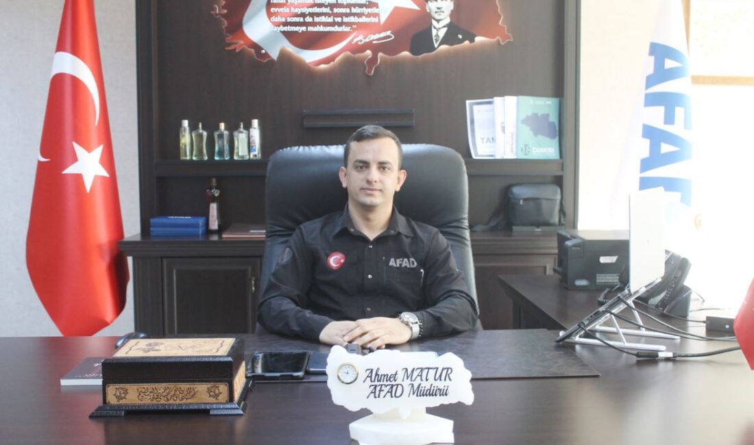 Çankırı’dan Yükselen Kariyer: Ahmet Matur, Samsun AFAD İl Müdürü oldu İçişleri Bakanlığının 16.11.2022 tarih ve 423916 sayılı oluru ile Çankırı