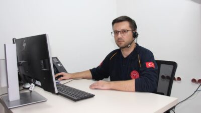 ÇANKIRI 112 Acil Çağrı Merkezi Müdürlüğünde görevli Dr. Said Oğuzhan