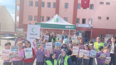 Yeşilay’ın “Geleneksel Oyunlar ile Sağlıklı Gelecek Nesiller Projesi” kapsamında Yapraklı