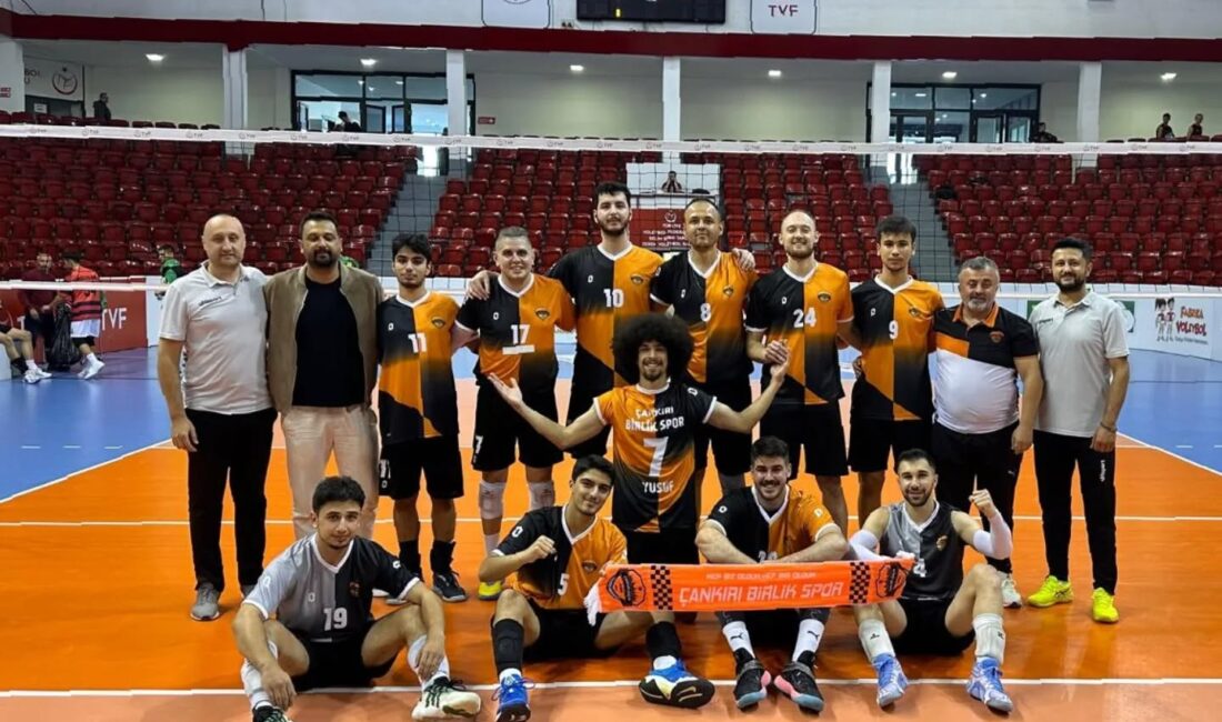 Birlik Spor Sezona Galibiyetle Başladı: 3-0 Çankırı’yı Voleybol Erkekler 2. ligde başarıyla temsil eden Birlik Spor,