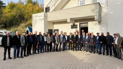 Vali Mustafa Fırat Taşolar, beraberindeki Çerkeş Kaymakamı Emir Osman Bulgurlu,