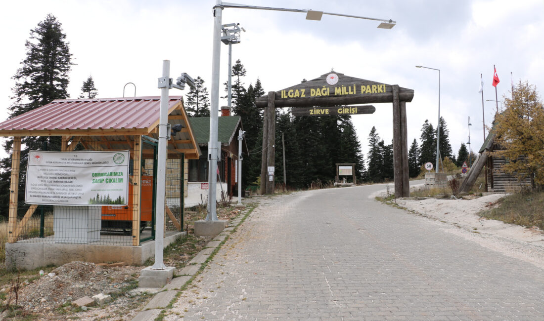 Ilgaz Dağı Milli Parkına girişte HGS uygulaması başladı Çankırı ile Kastamonu il sınırları arasında kalan Ilgaz Dağı Milli