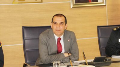 Çankırı Valisi M. Fırat Taşolar, Valilik Toplantı Salonunda gazetecilerle buluştu.