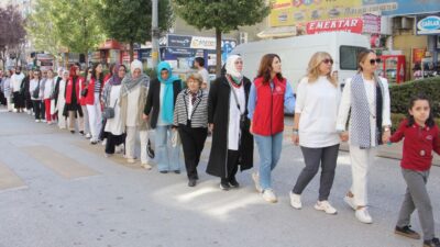 AK Parti İl Kadın Kolları Başkanlığı tarafından Gazze’de yaşanan olaylara