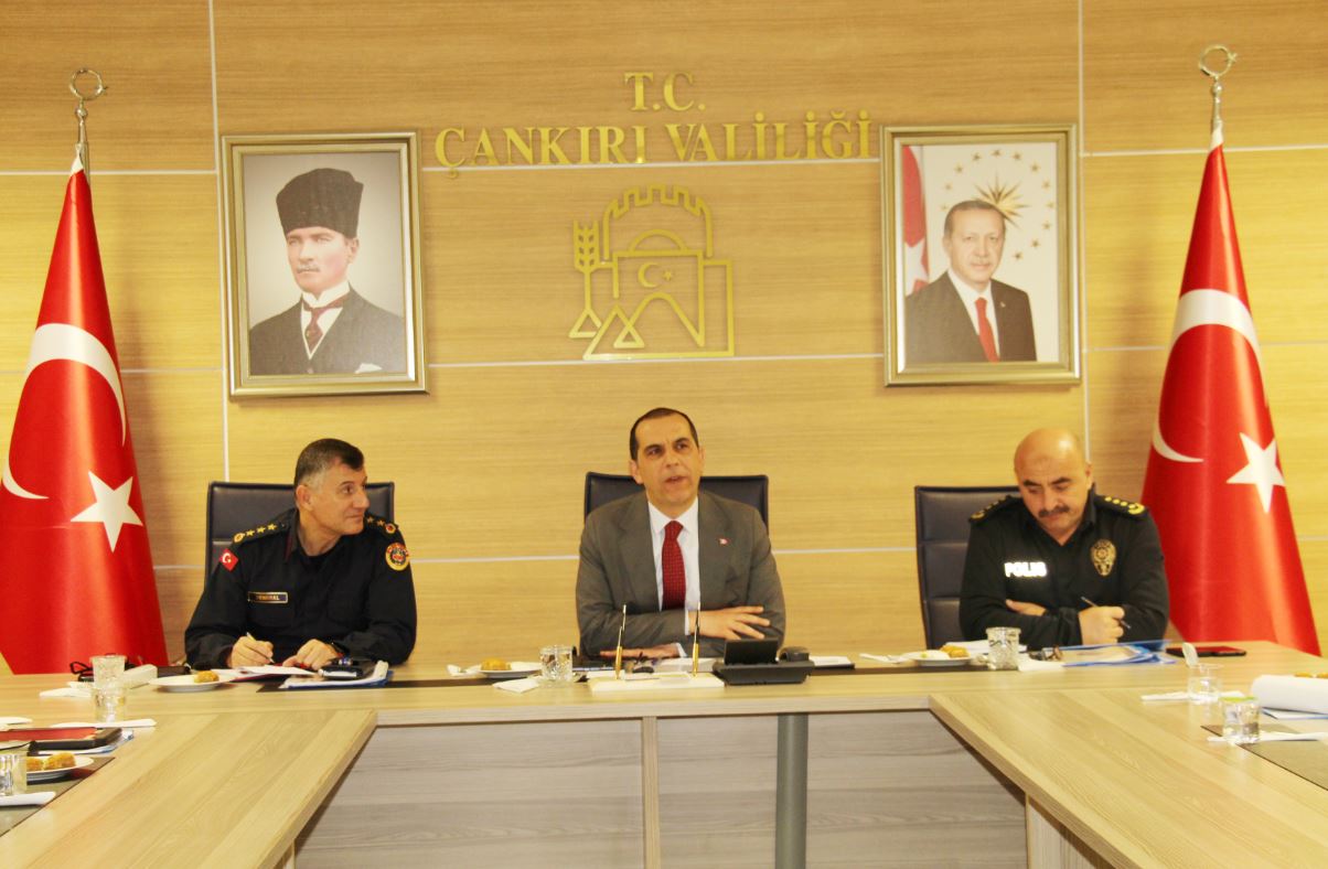 Çankırı Valisi M. Fırat Taşolar, basın mensuplarıyla bir araya geldi.