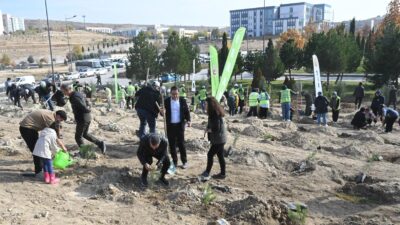 11 Kasım Milli Ağaçlandırma Günü kapsamında Çankırı Karatekin Üniversitesi (ÇAKÜ)