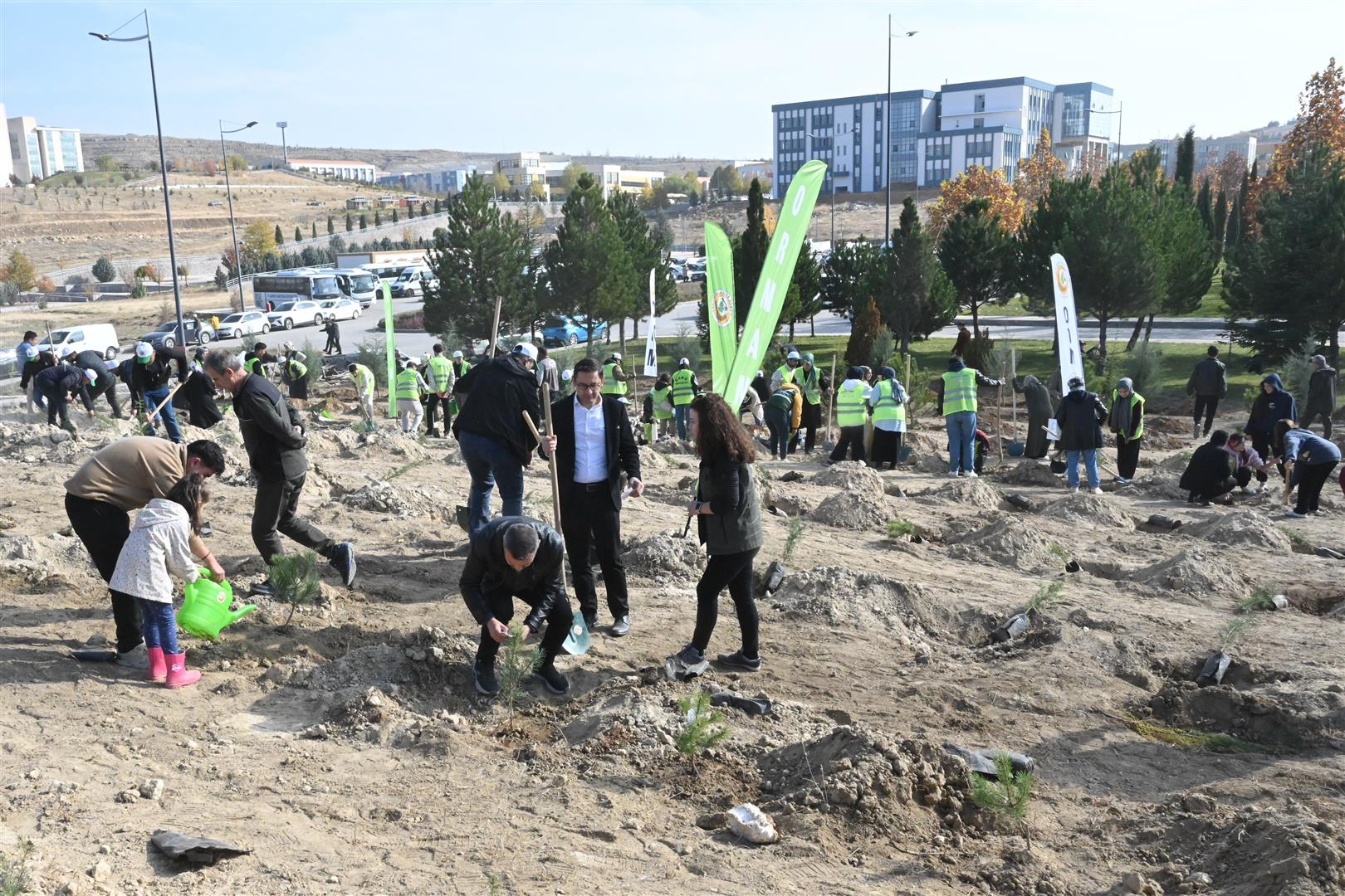 11 Kasım Milli Ağaçlandırma Günü kapsamında Çankırı Karatekin Üniversitesi (ÇAKÜ)
