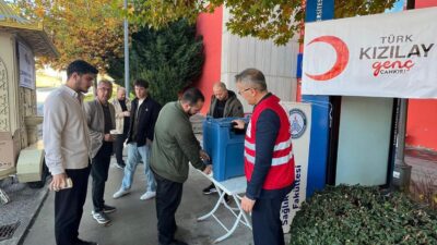 Türk Kızılay Çankırı Şubesi tarafından, Çankırı Karatekin Üniversitesi Uluyazı Kampüsünde