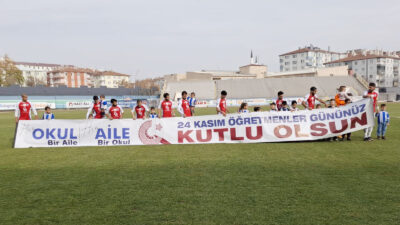 24 Kasım öğretmenler günü dolayısıyla Çankırı FK- Kırşehir Yetişen Yıldızlar