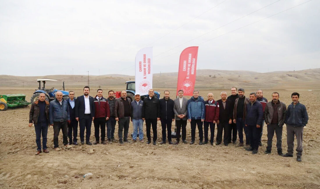 AK Parti Çankırı İl Başkanı Koray Erdoğan, kuraklığa dayanıklı sertifikalı
