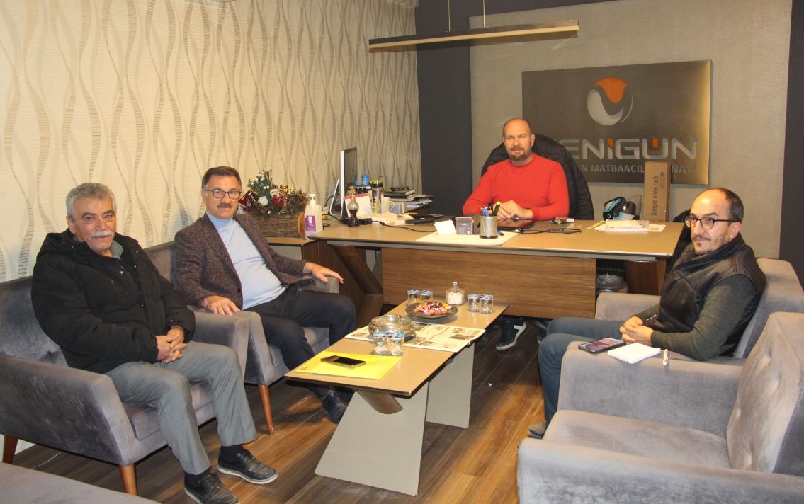İYİ Parti Çankırı İl Başkanı İbrahim Doğu ve yönetim kurulu