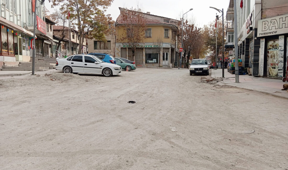 Çankırı Belediyesi tarafından asbest boruların değiştirilmesi çerçevesinde 2 ay önce